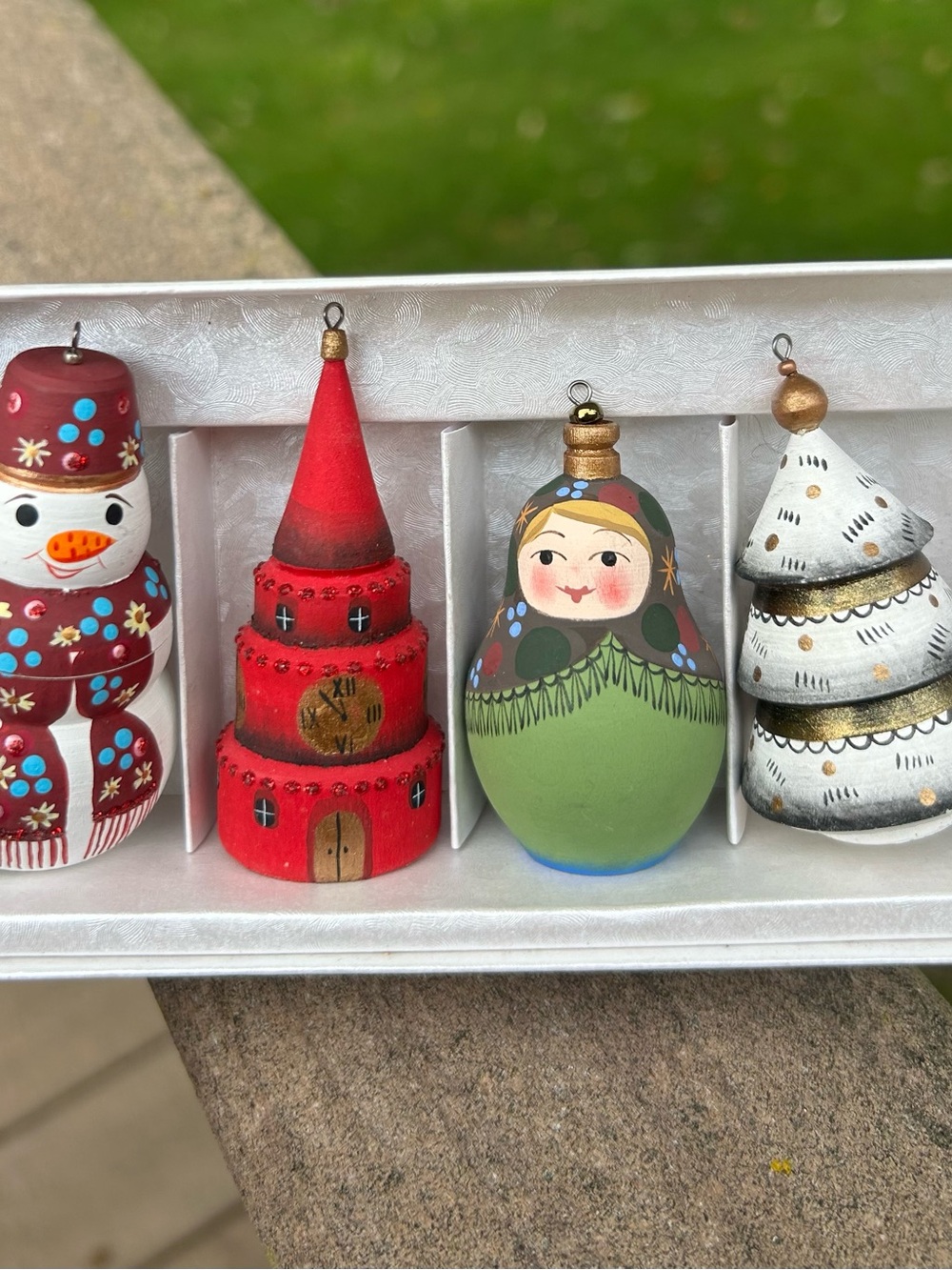 Hand-Painted Wooden Holiday Ornament